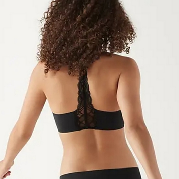 TRUE and CO. Body Triangle Lace Racerback Bra Bralette Womens Medium M - Picture 3 of 5